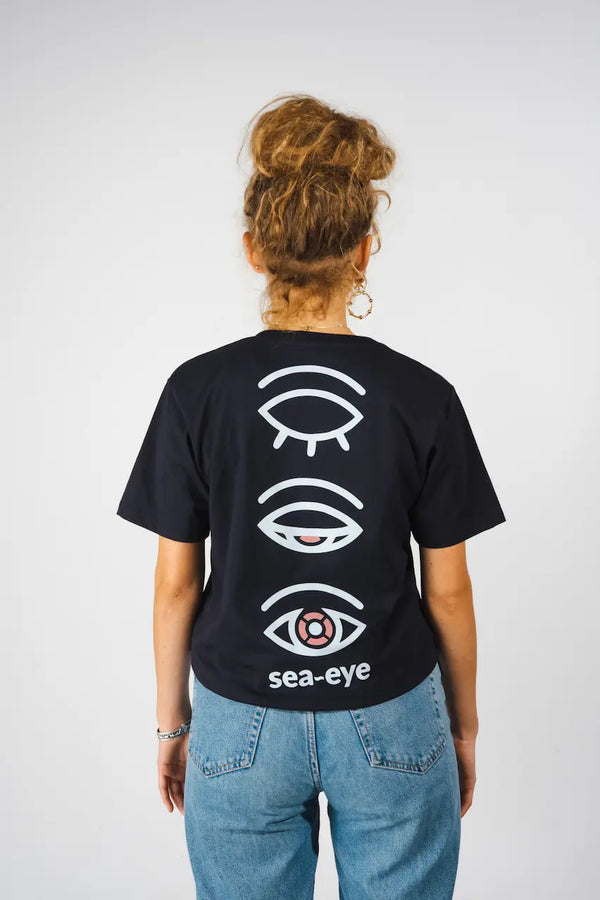 Sea-Eye - T-Shirt "Augen auf" (navy)